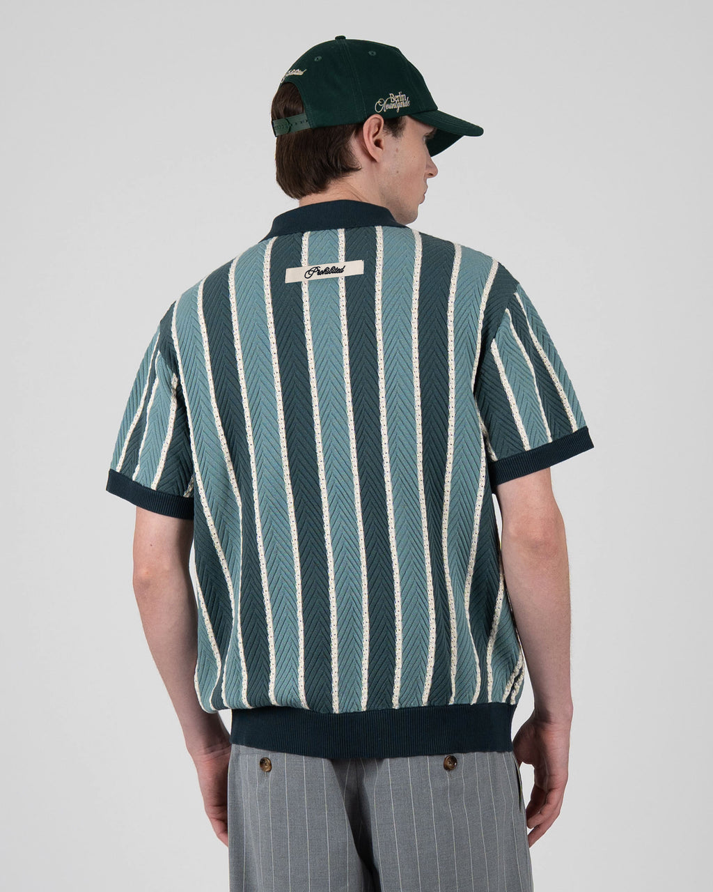 Prohibited: Court Knit Polo Green