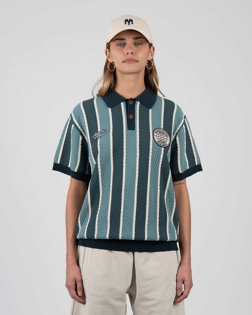Prohibited: Court Knit Polo Green