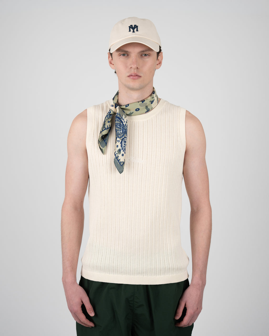 Prohibited: Weekend Tank Top Off-White
