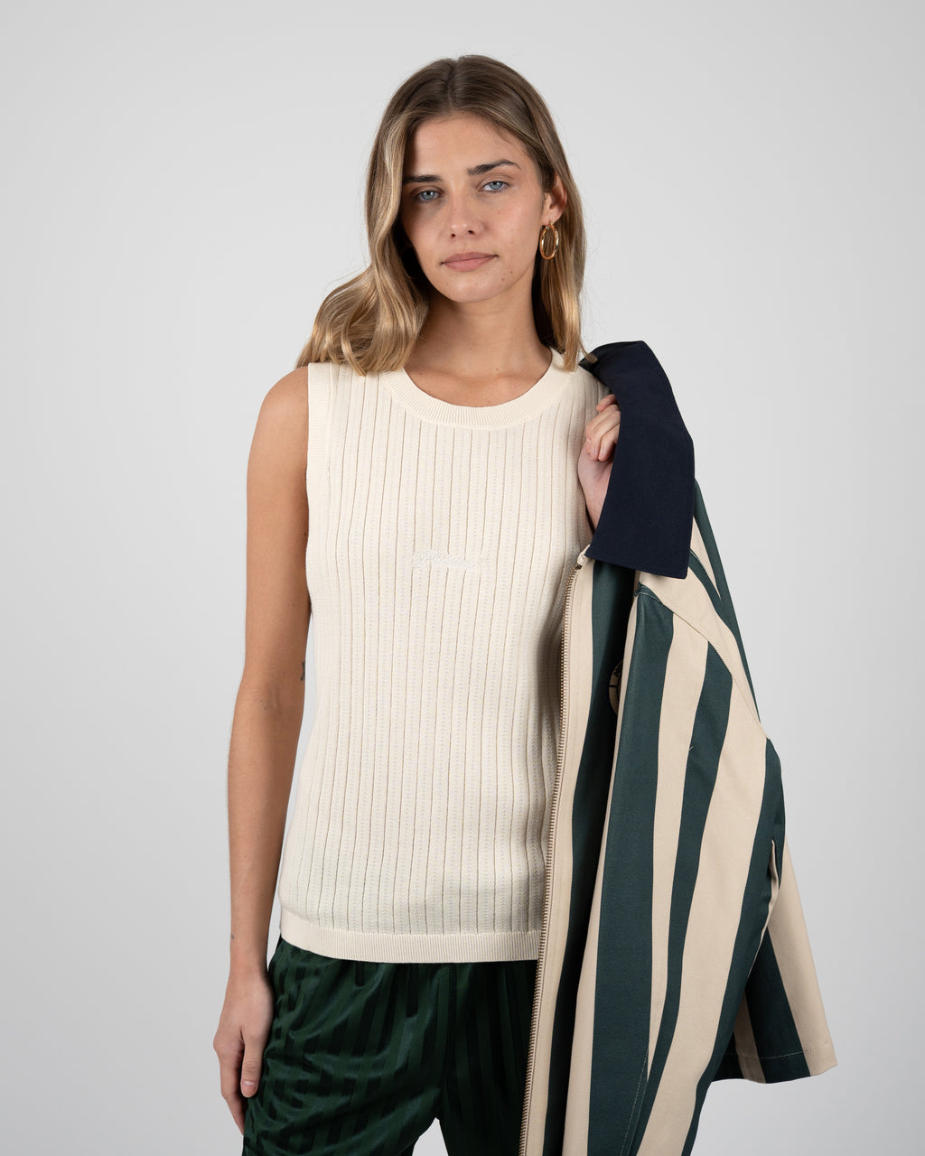 Prohibited: Weekend Tank Top Off-White