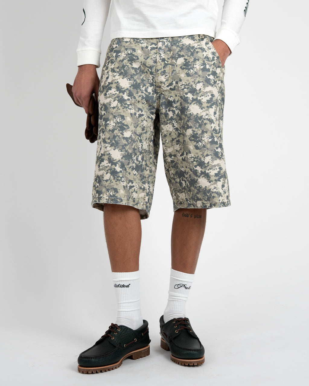Prohibited: Off Shore Jorts Camouflage