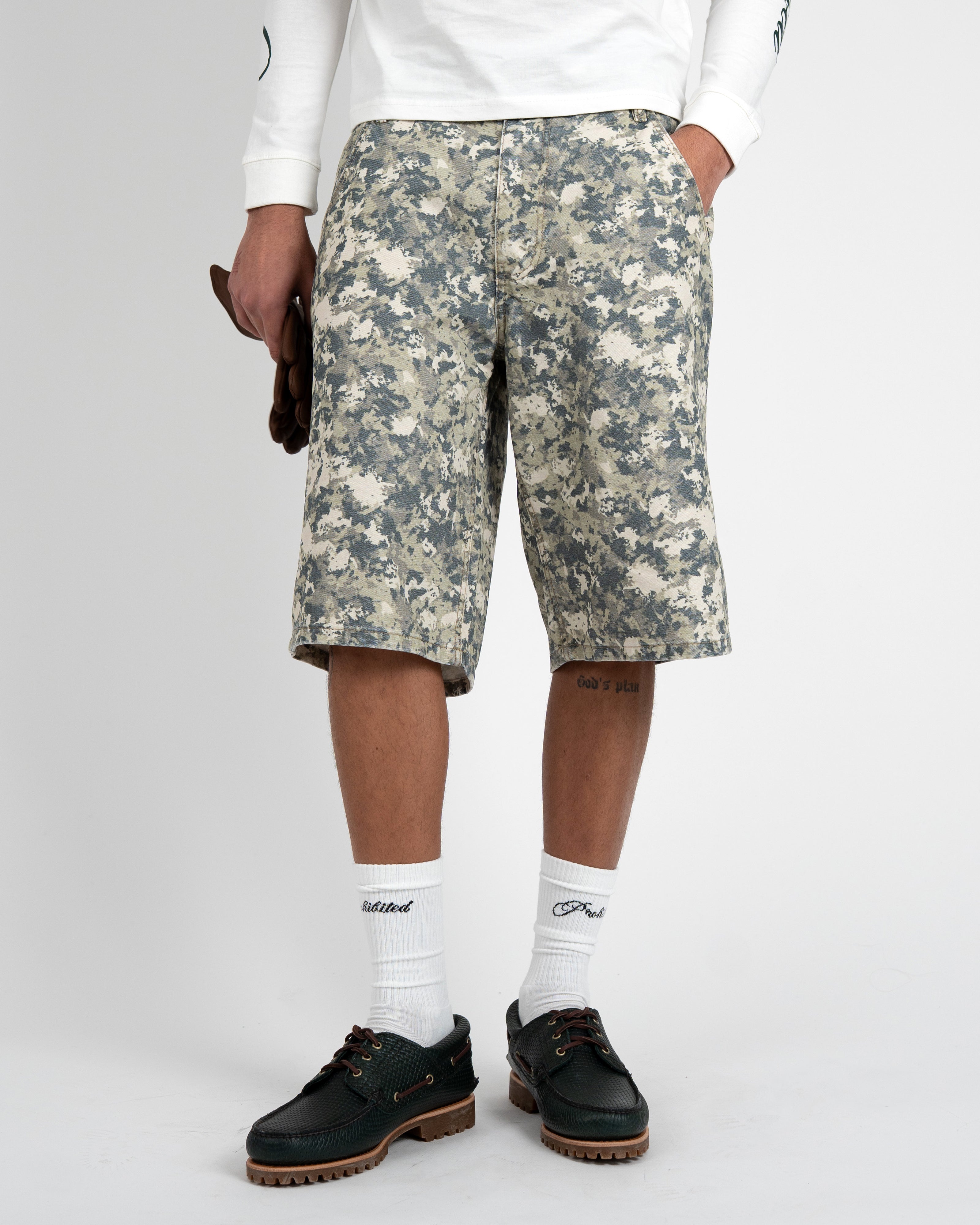 Prohibited: Off Shore Jorts Camouflage