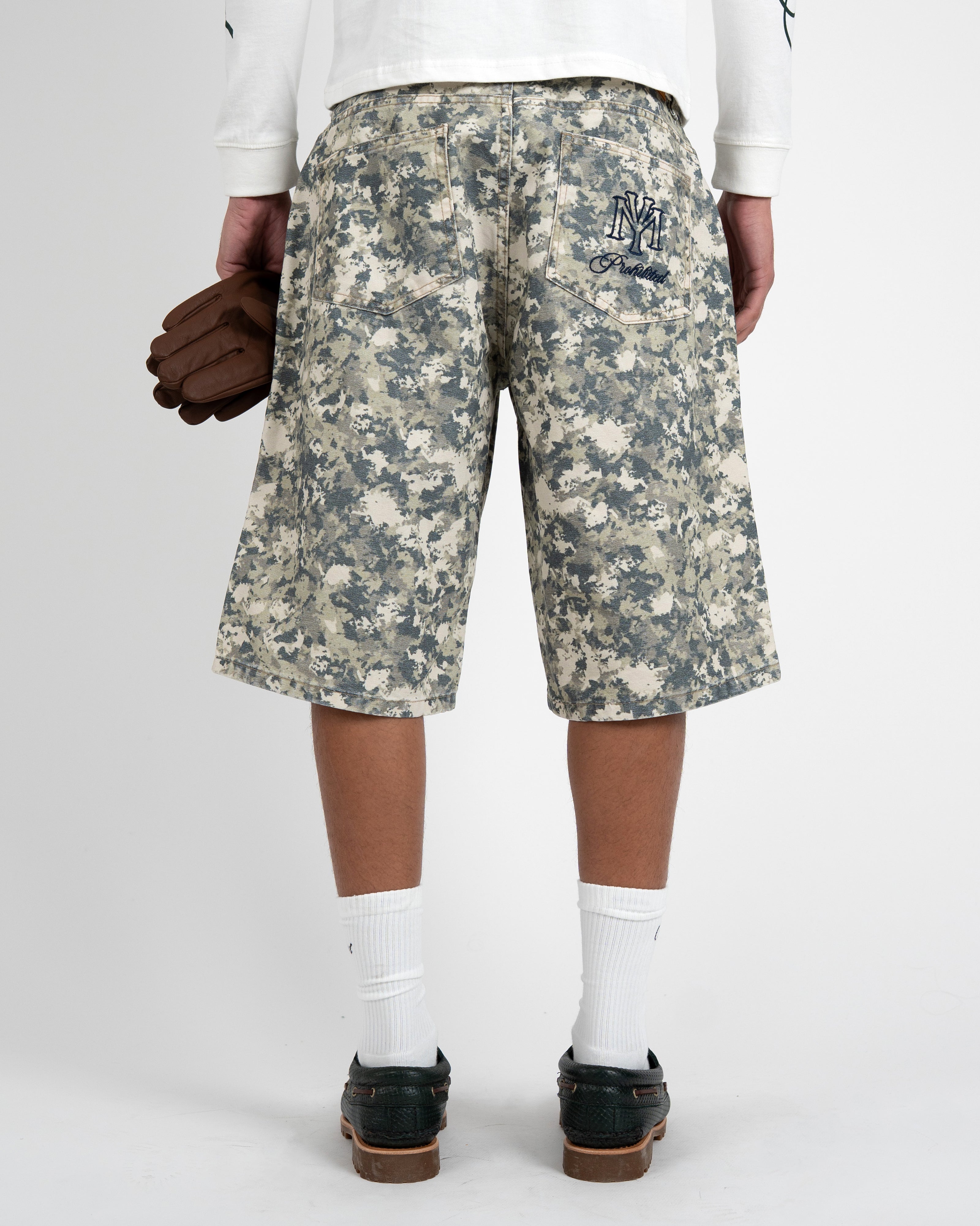 Prohibited: Off Shore Jorts Camouflage