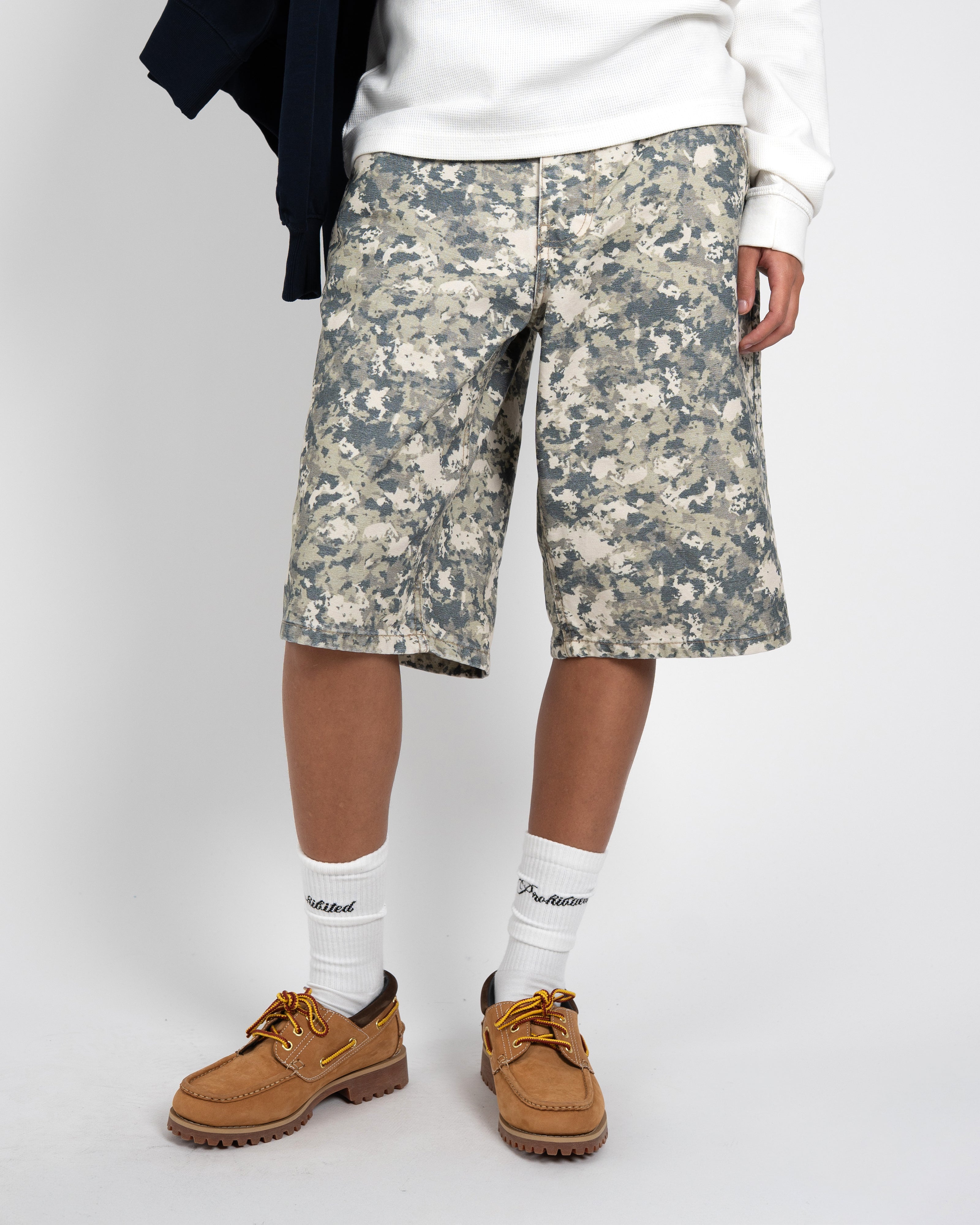 Prohibited: Off Shore Jorts Camouflage