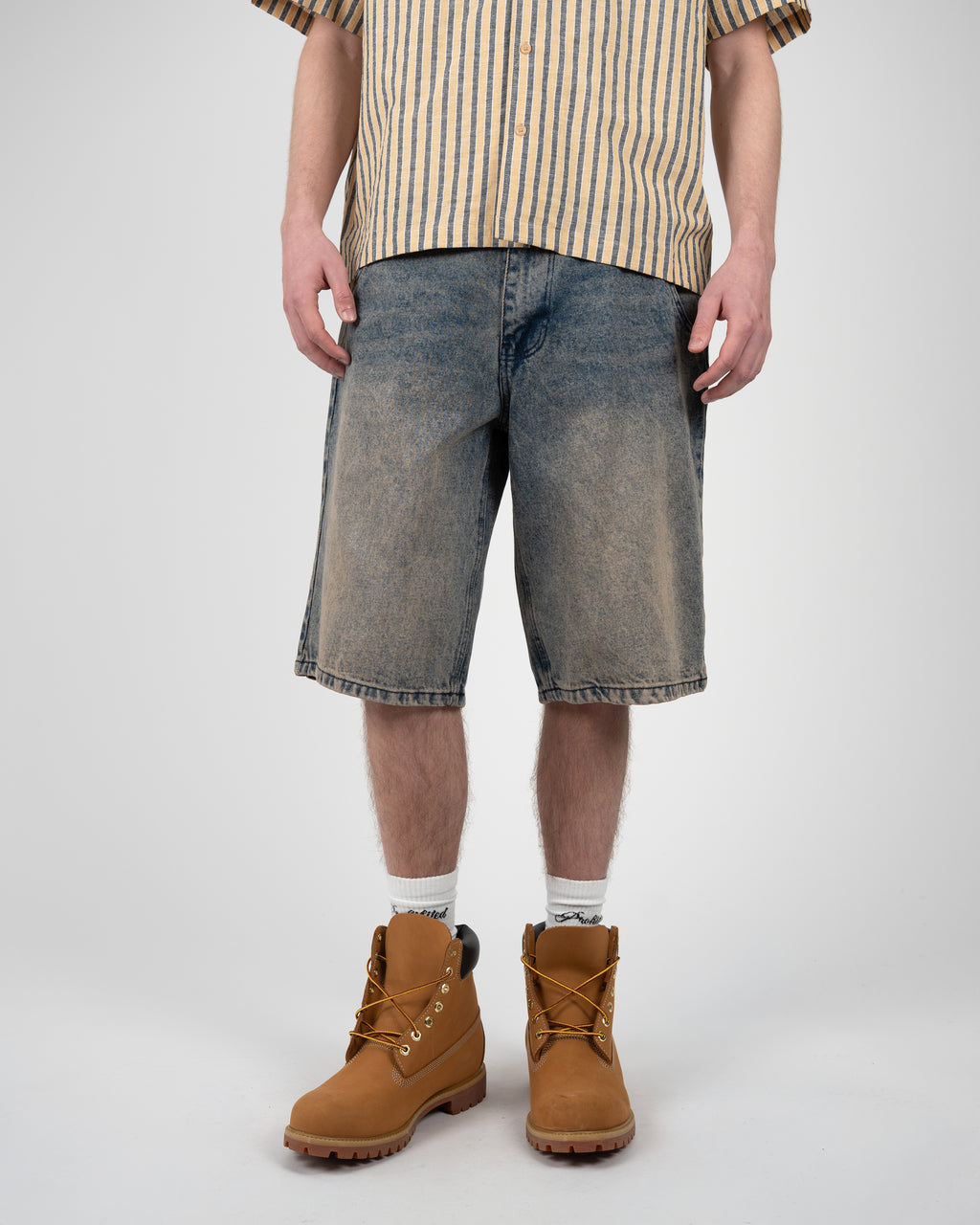 Prohibited: Off Shore Jorts Faded Blue