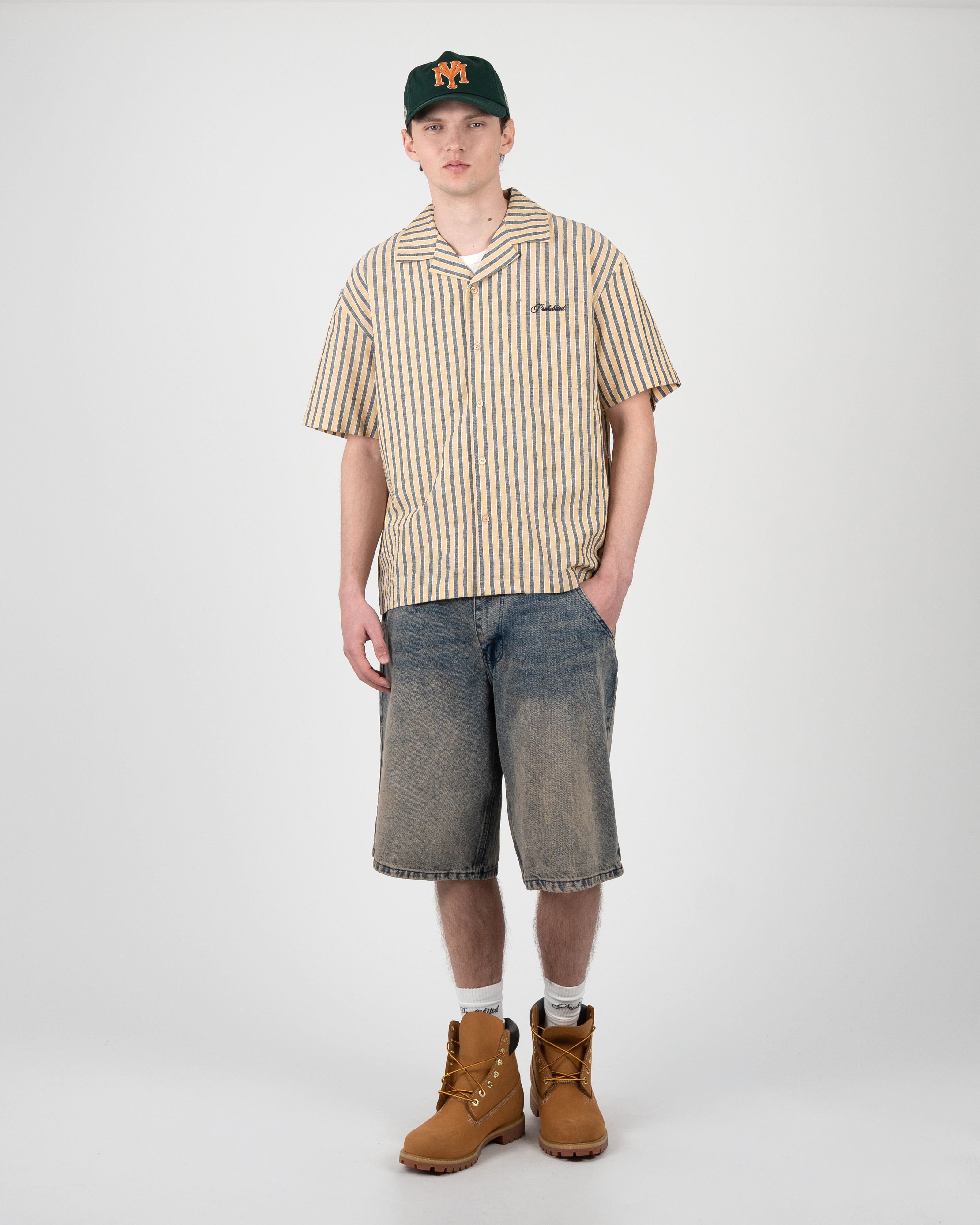 Prohibited: Off Shore Jorts Faded Blue