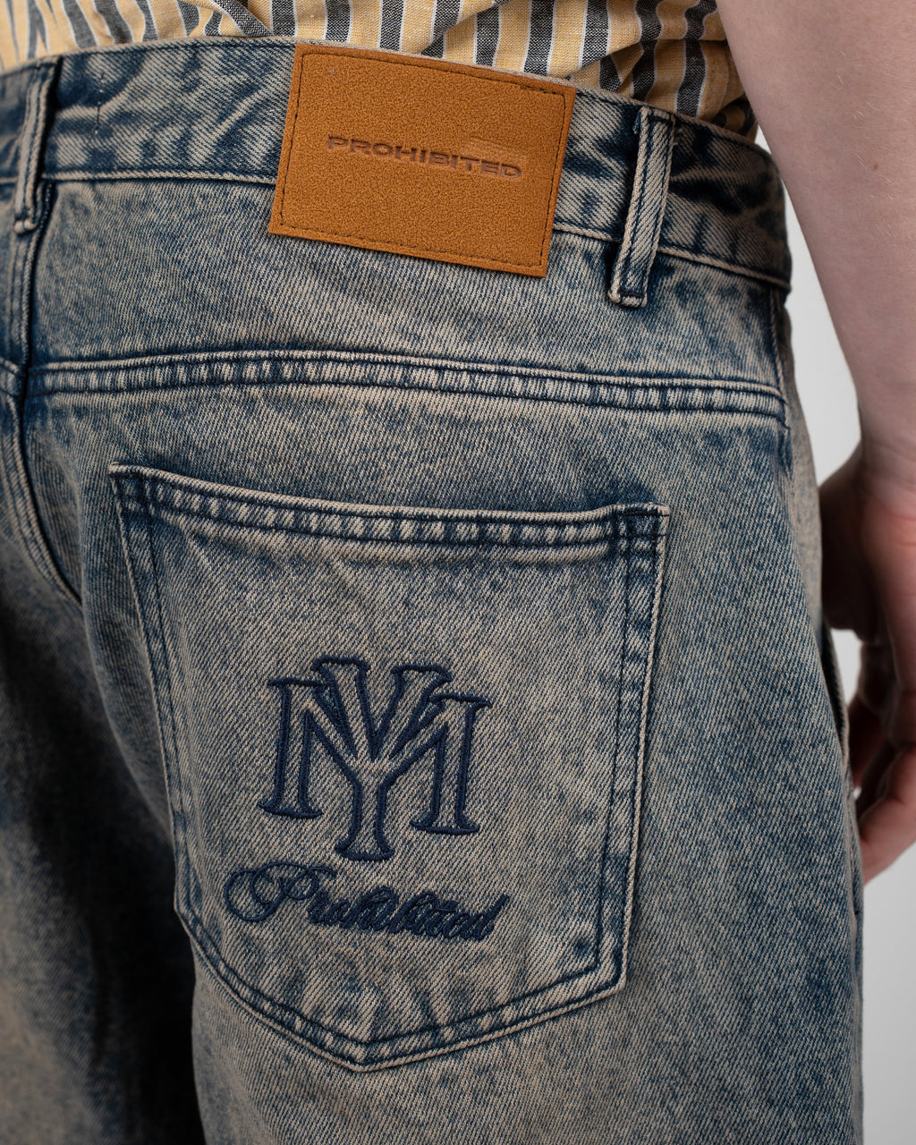 Prohibited: Off Shore Jorts Faded Blue