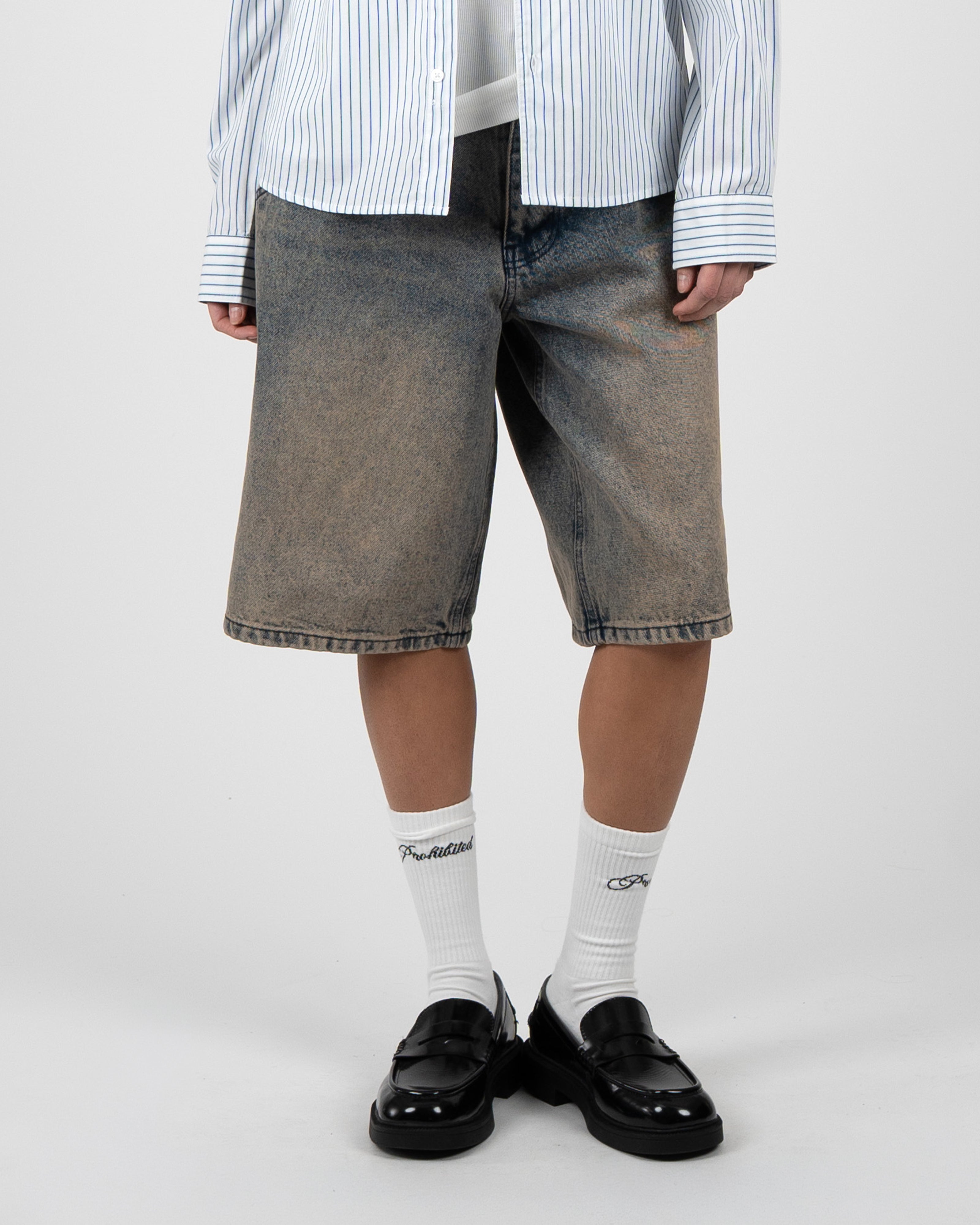 Prohibited: Off Shore Jorts Faded Blue