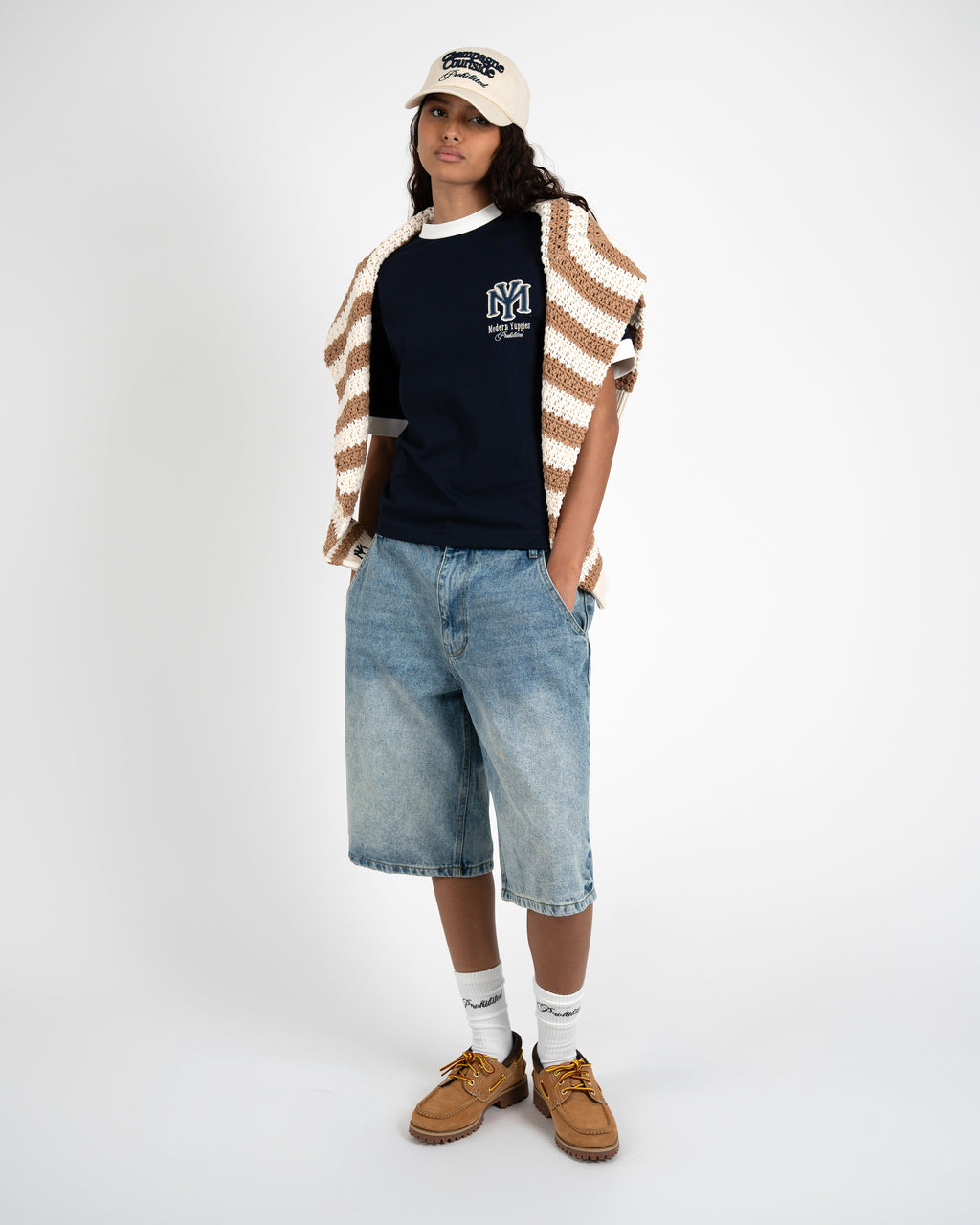 Prohibited: Off Shore Jorts Light Blue