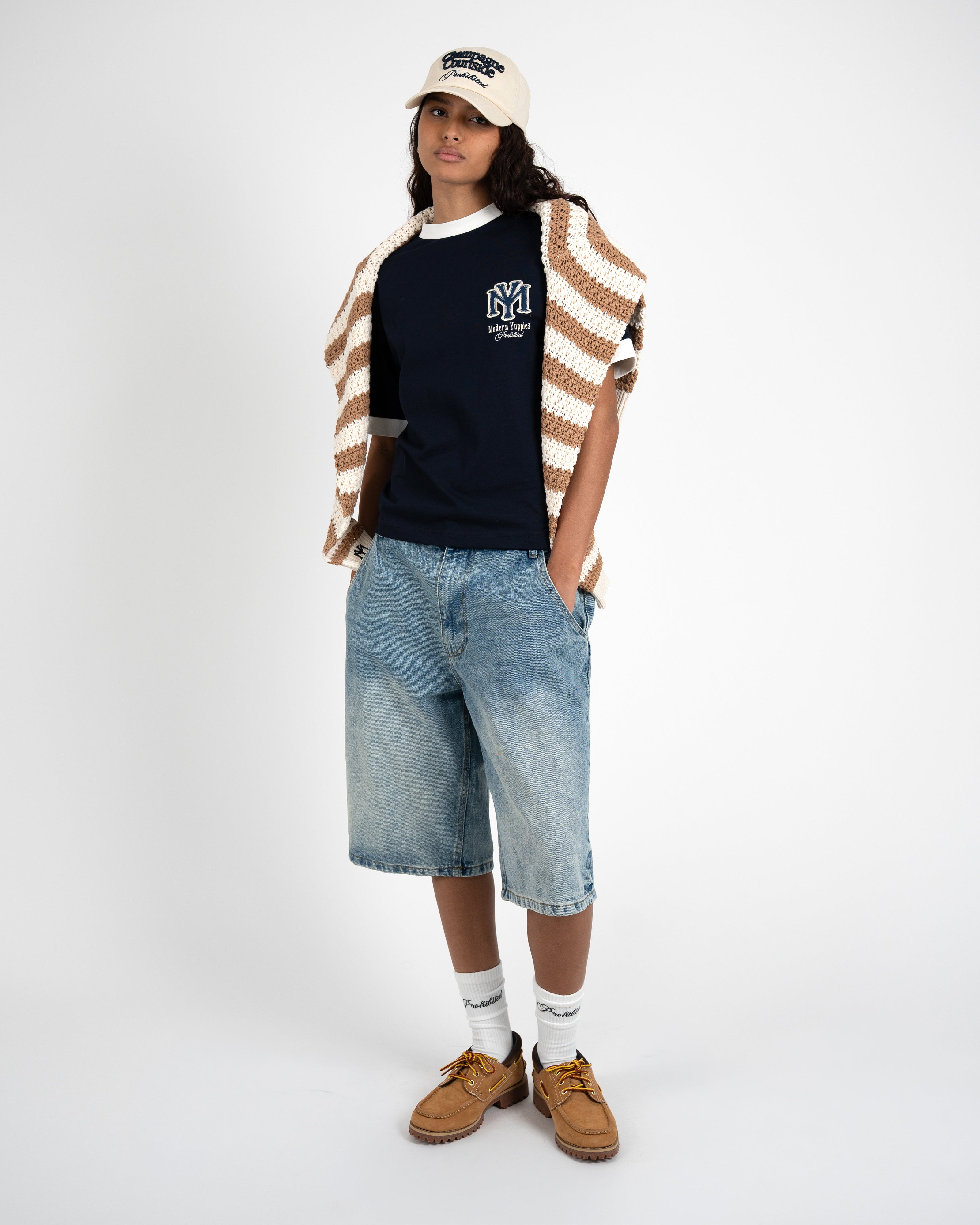 Prohibited: Off Shore Jorts Light Blue