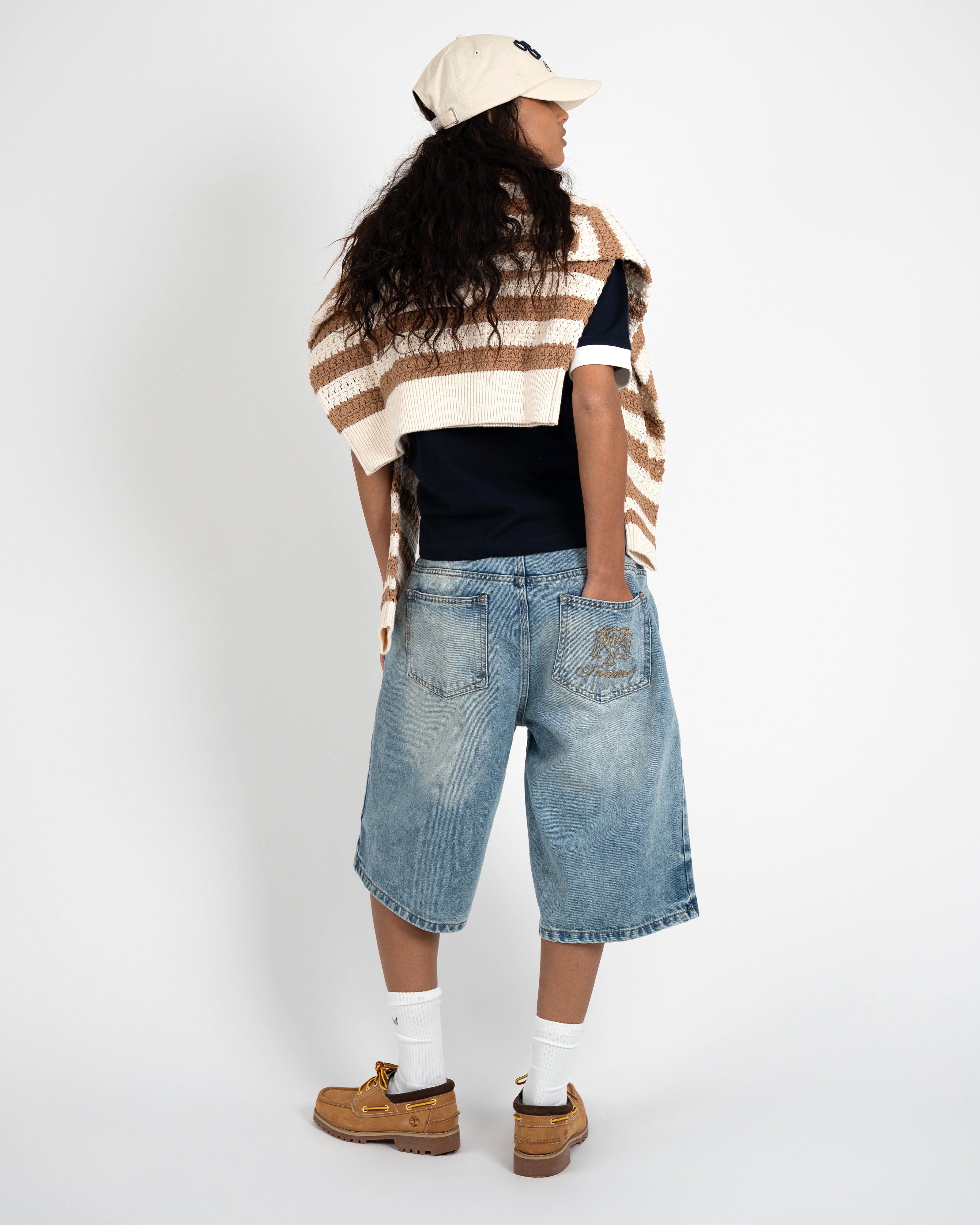 Prohibited: Off Shore Jorts Light Blue