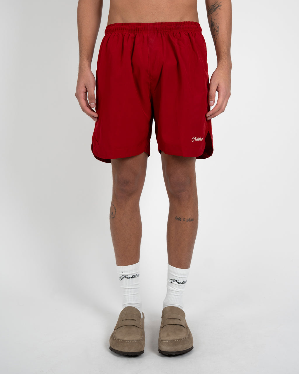 Prohibited: Poolside Swimshort Red