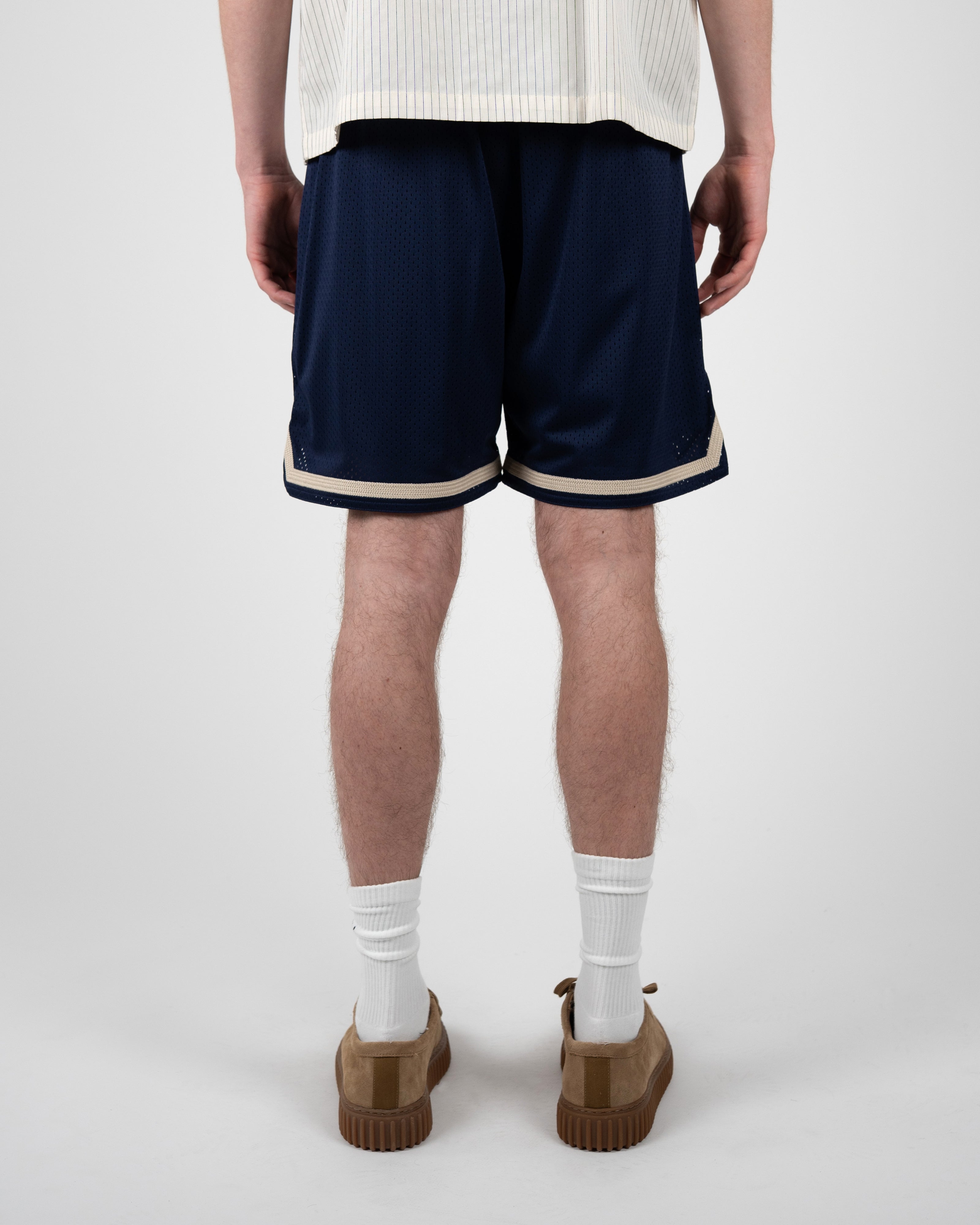 Prohibited: Mesh Basketball Shorts Navy