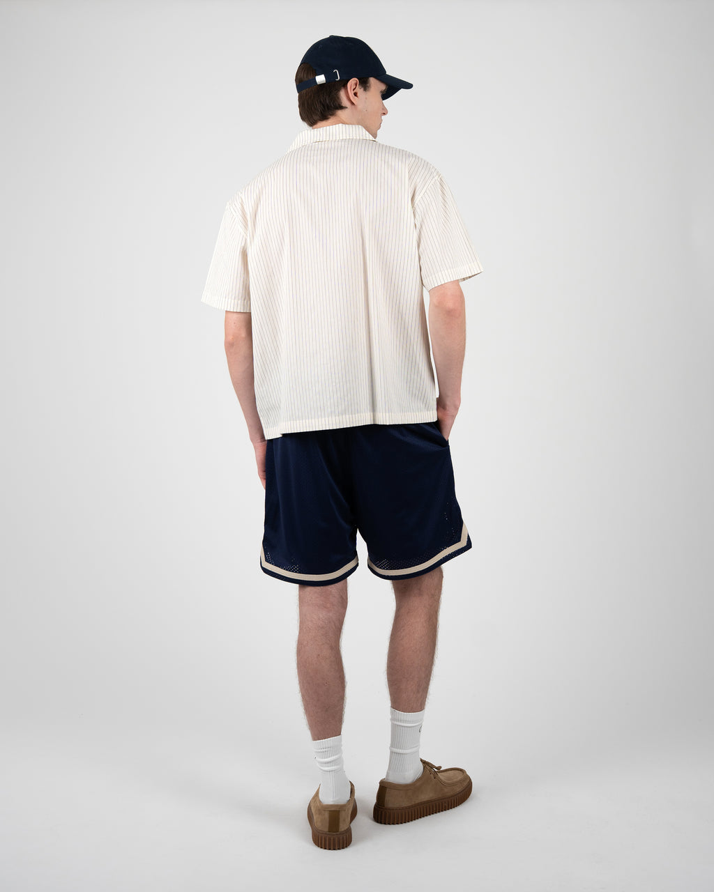 Prohibited: Mesh Basketball Shorts Navy