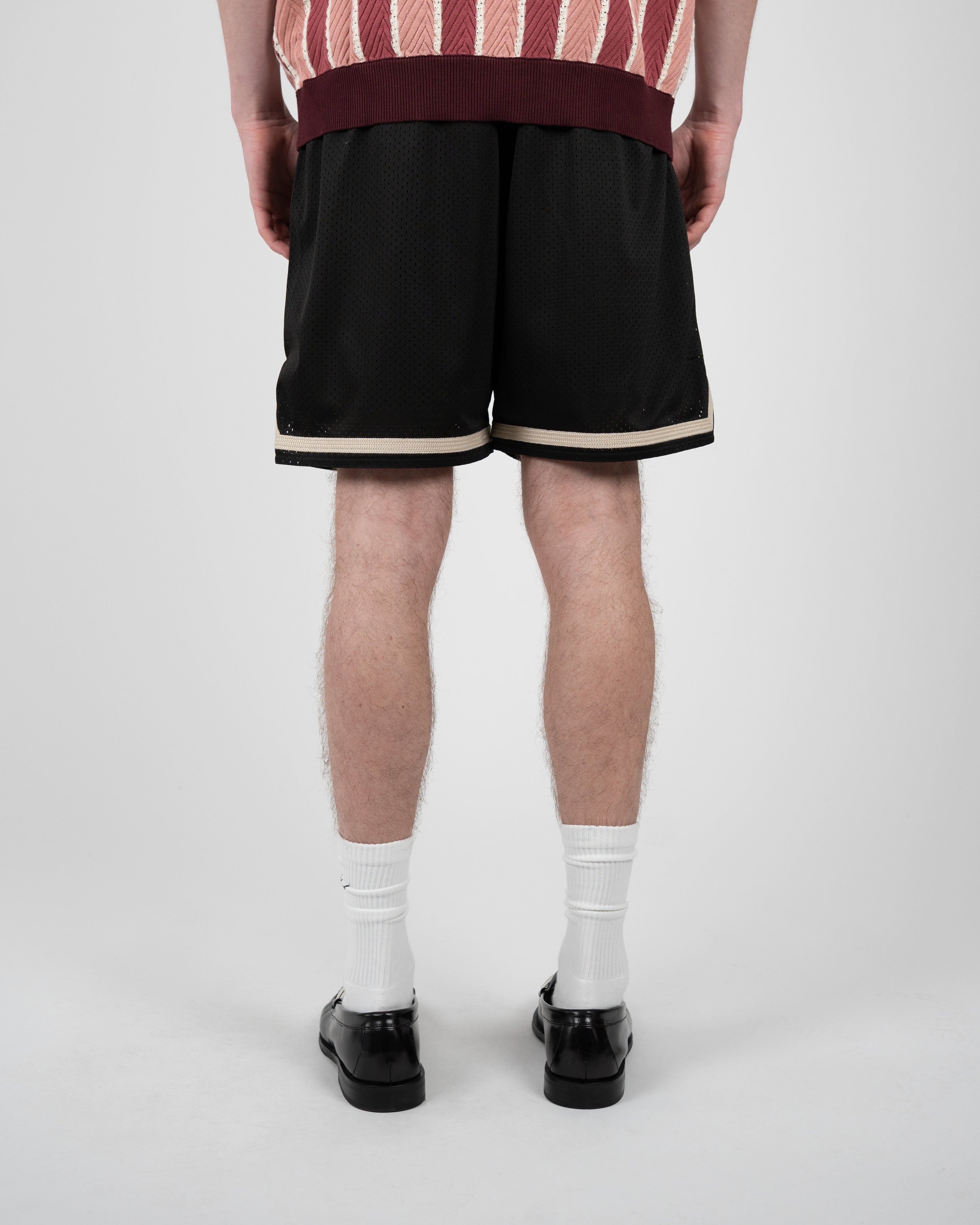 Prohibited: Mesh Basketball Shorts Black