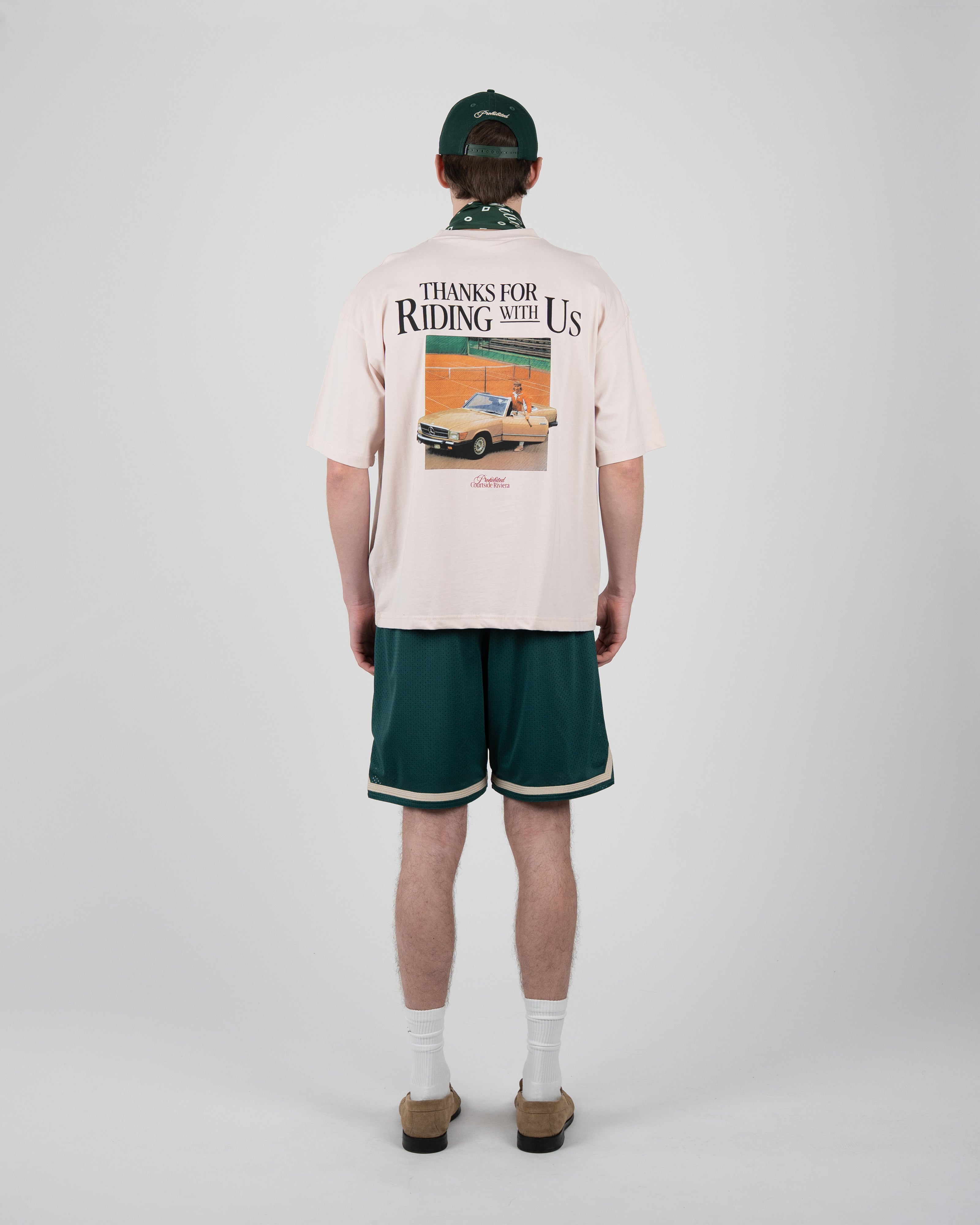 Prohibited: Mesh Basketball Shorts Green