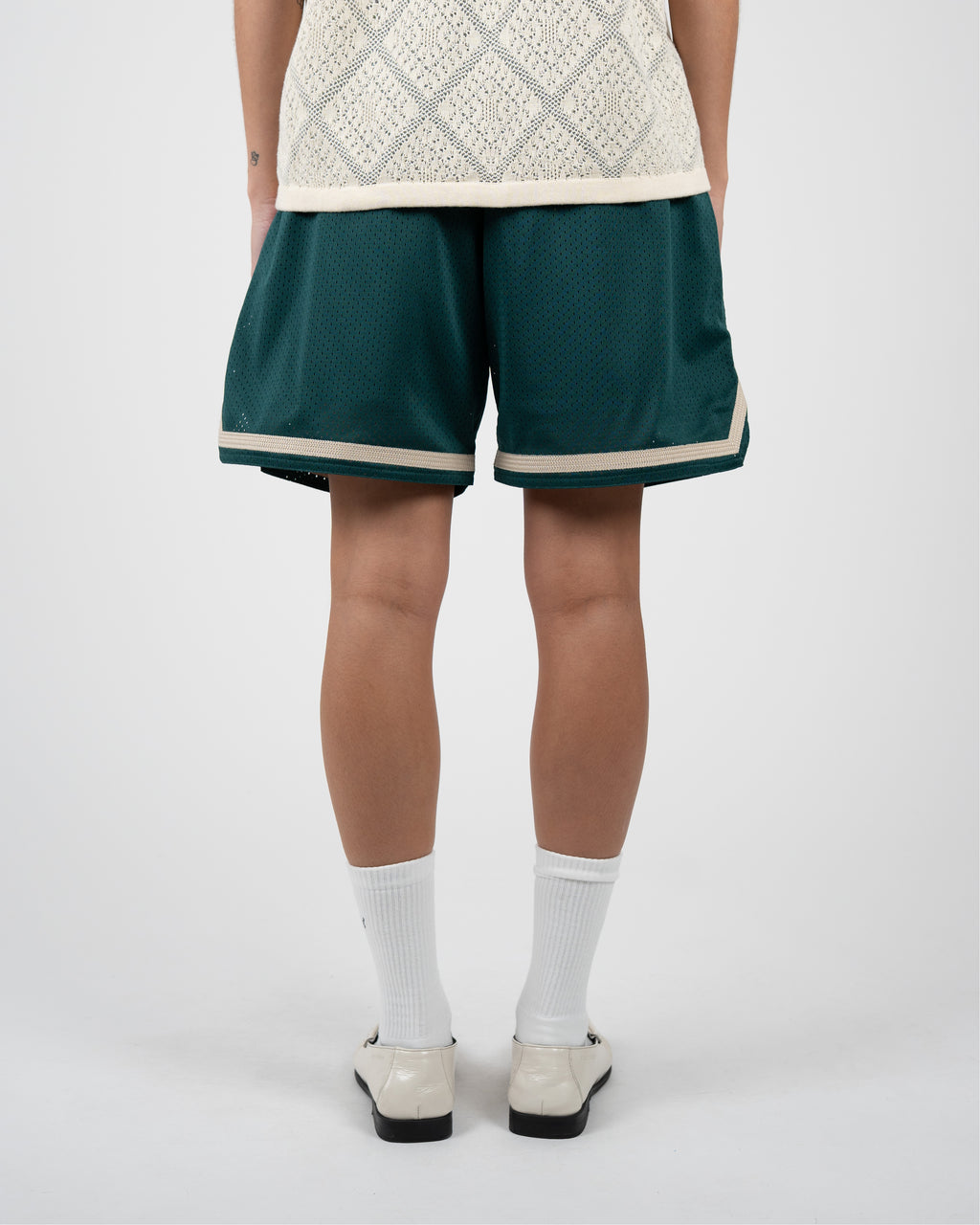 Prohibited: Mesh Basketball Shorts Green