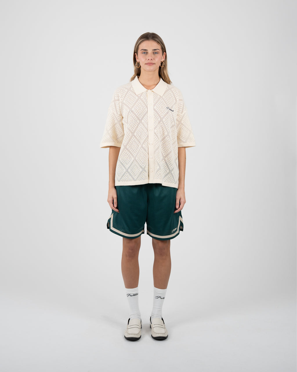 Prohibited: Mesh Basketball Shorts Green