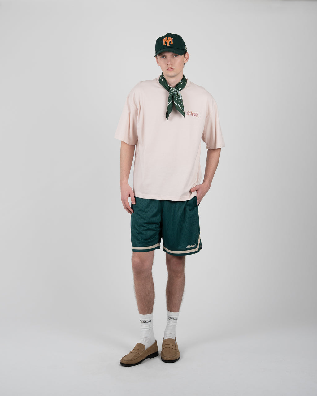 Prohibited: Mesh Basketball Shorts Green