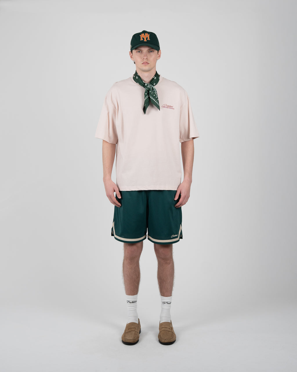 Prohibited: Mesh Basketball Shorts Green