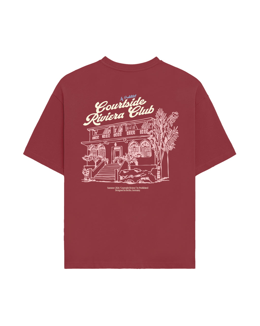 Prohibited: Riviera Club Tee Red