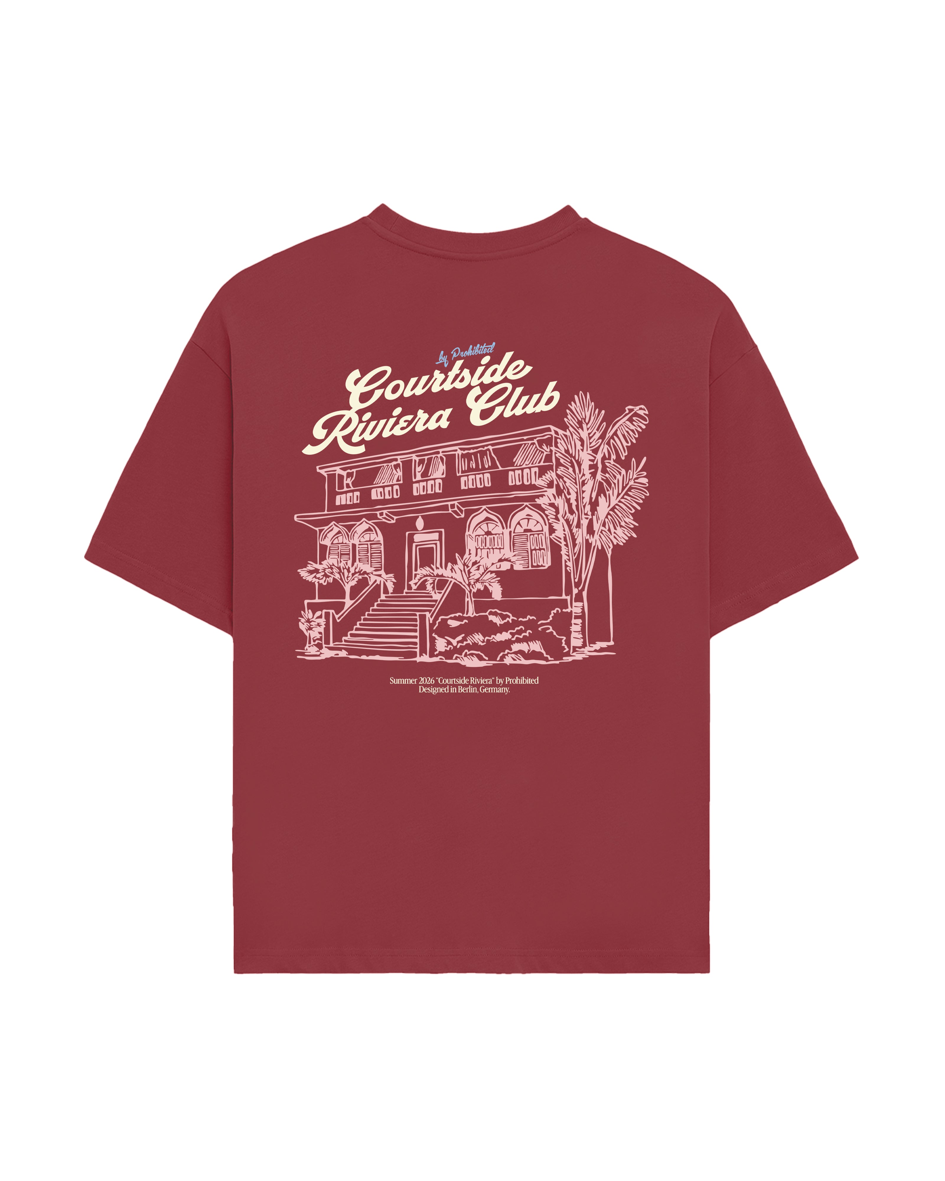 Prohibited: Riviera Club Tee Red