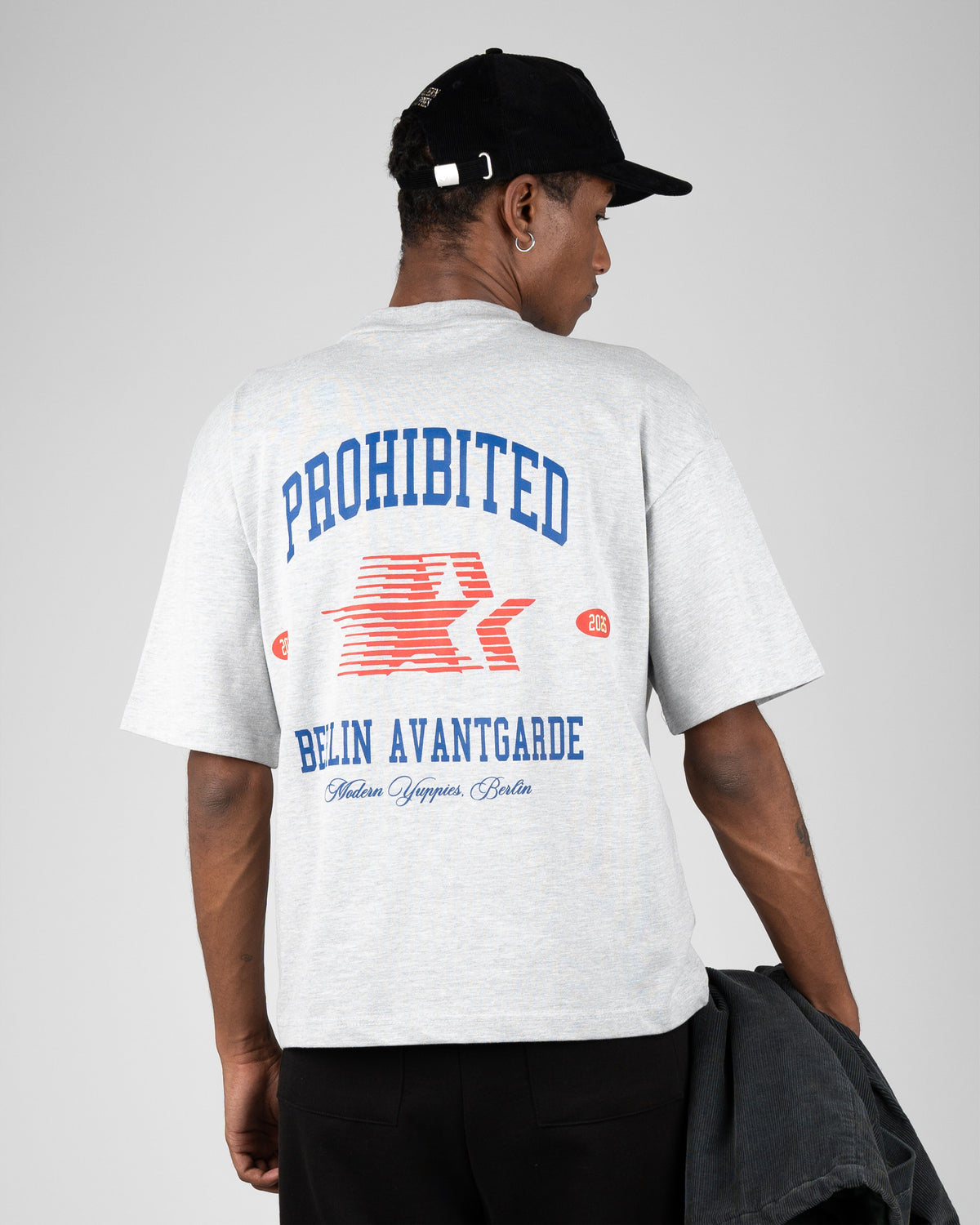 Prohibited: Avantgarde Tee - Grey Melange