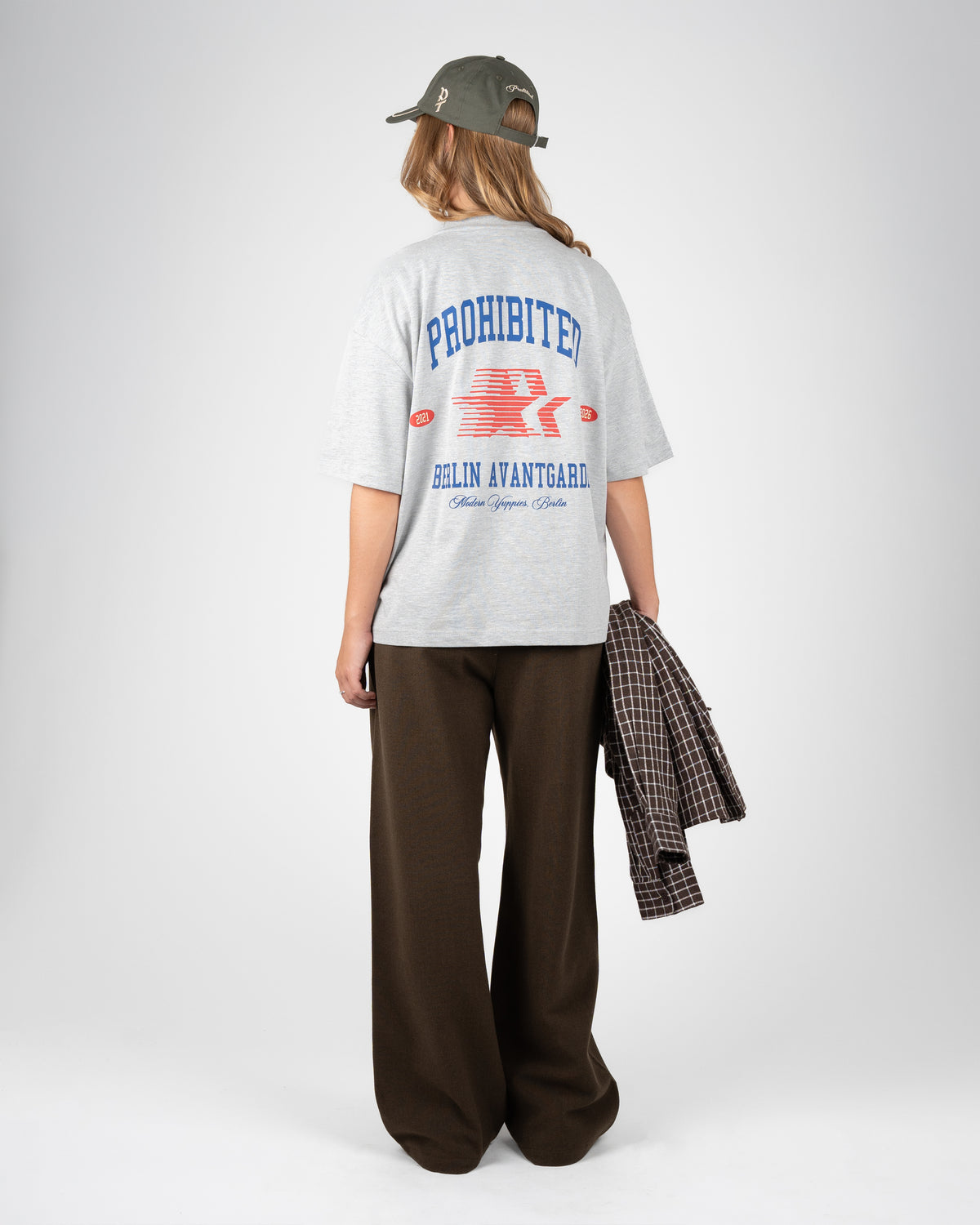 Prohibited: Avantgarde Tee - Grey Melange