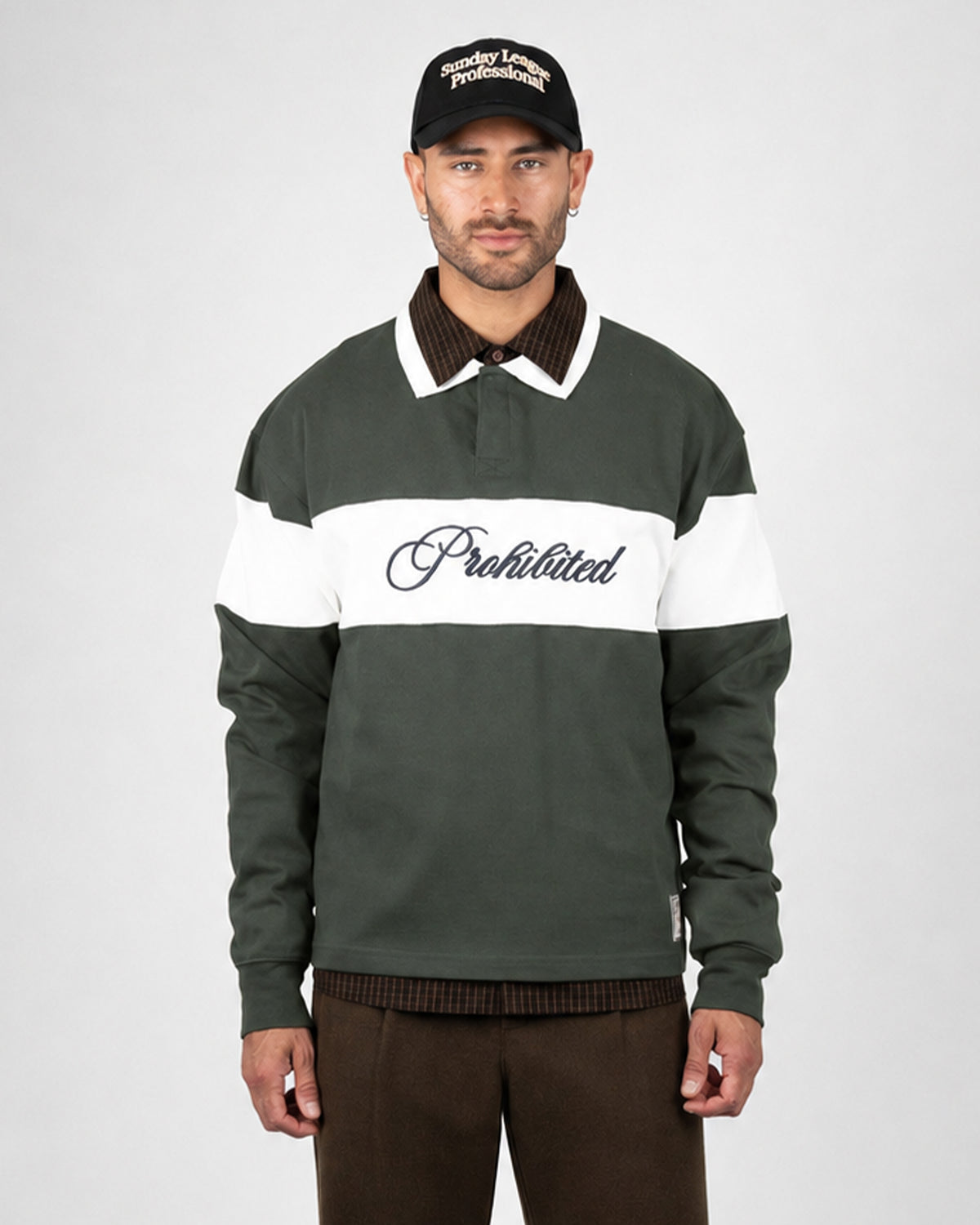 Prohibited: Back in The Days Polo - Forest Green