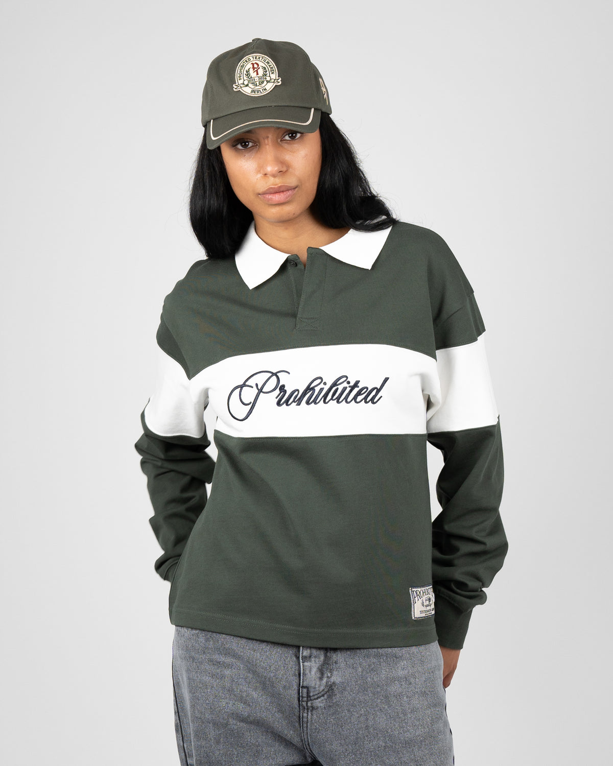 Prohibited: Back in The Days Polo - Forest Green