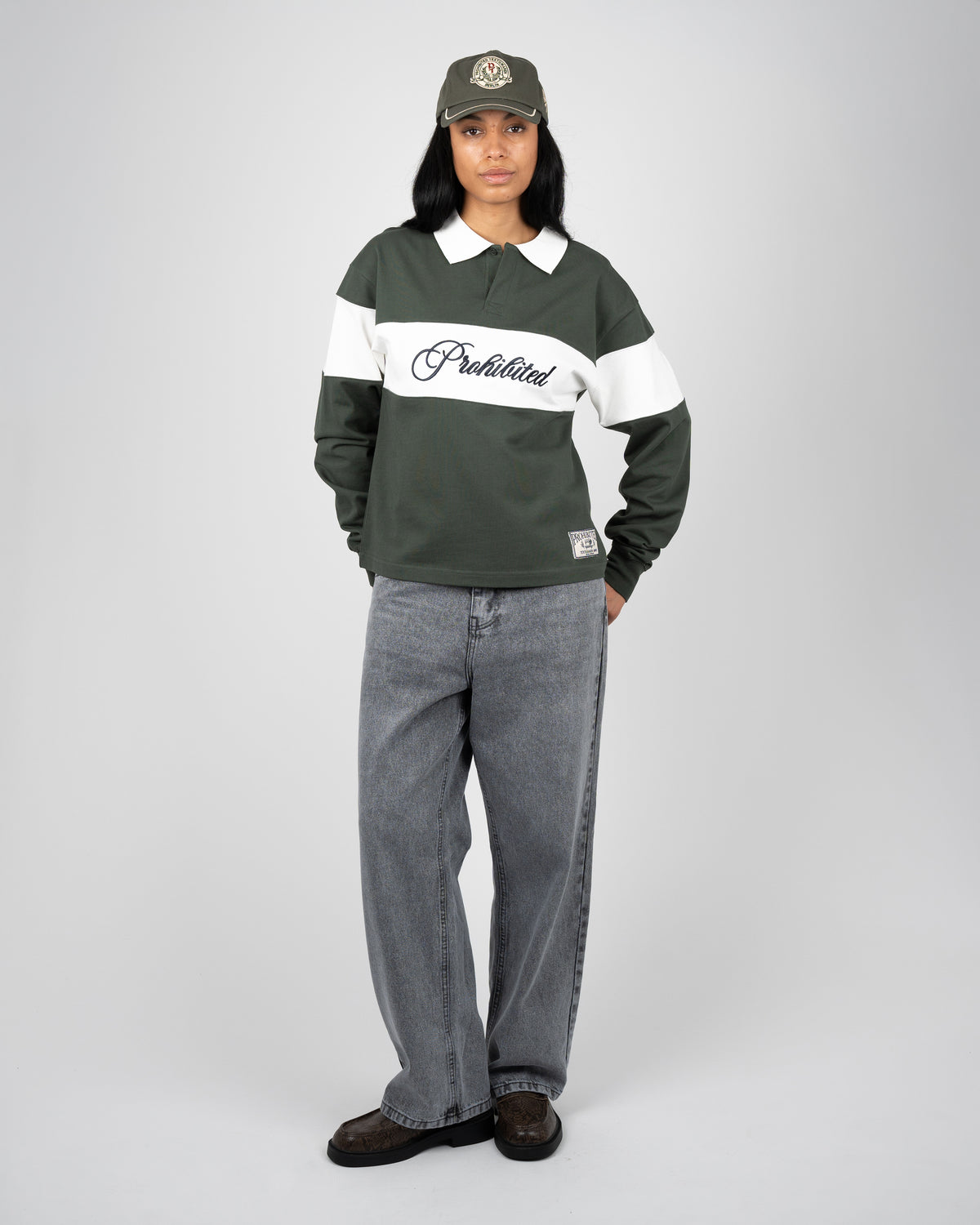Prohibited: Back in The Days Polo - Forest Green