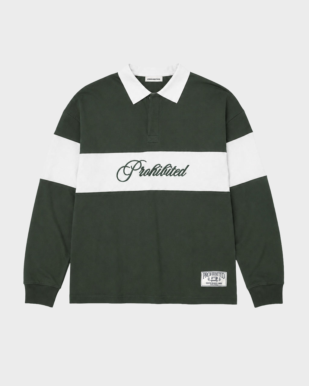 Prohibited: Back in The Days Polo - Forest Green