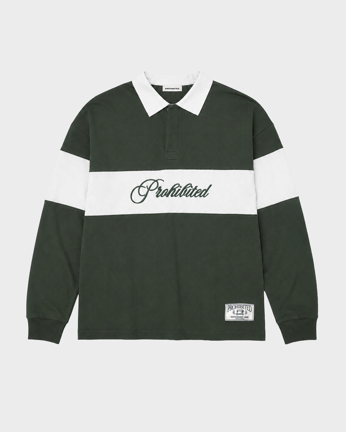 Prohibited: Back in The Days Polo - Forest Green