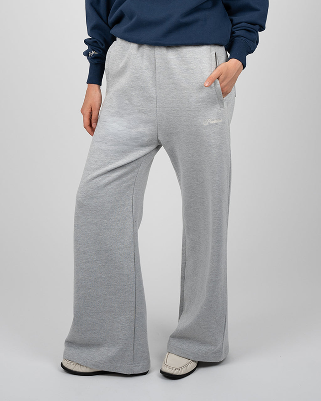 Prohibited: Campus Loose Jogger - Grey Melange