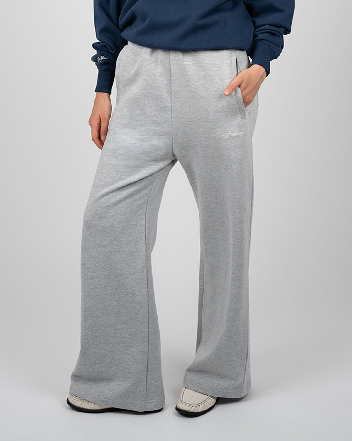 Prohibited: Campus Loose Jogger - Grey Melange
