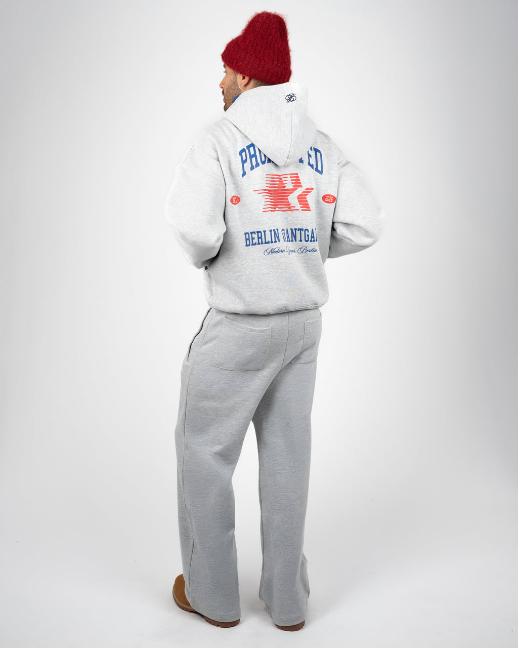 Prohibited: Campus Loose Jogger - Grey Melange