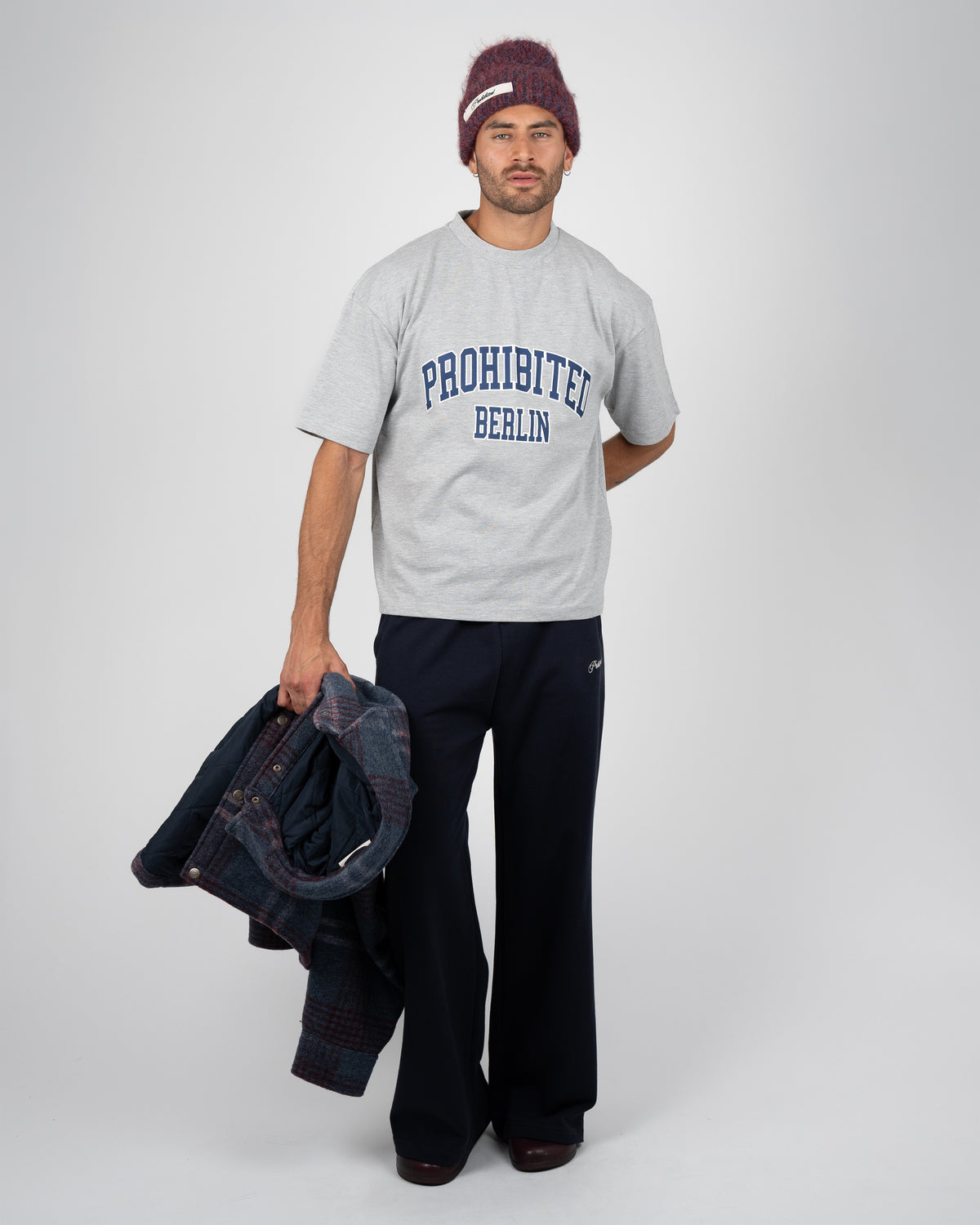 Prohibited: Campus Loose Jogger - Deep Blue