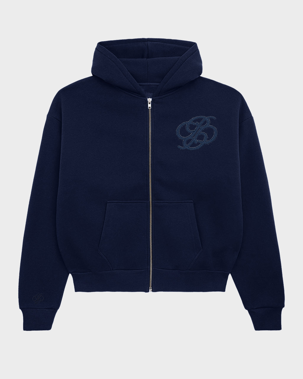 Prohibited: College Days Zip-Hoodie - Deep Blue