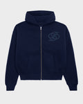 Prohibited: College Days Zip-Hoodie - Deep Blue