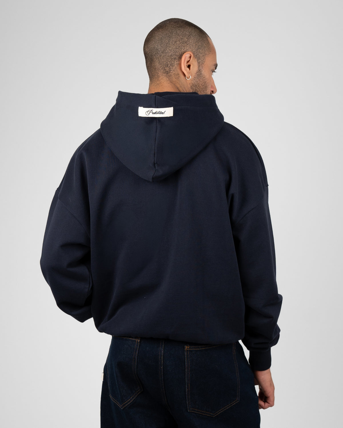Prohibited: College Days Zip-Hoodie - Deep Blue