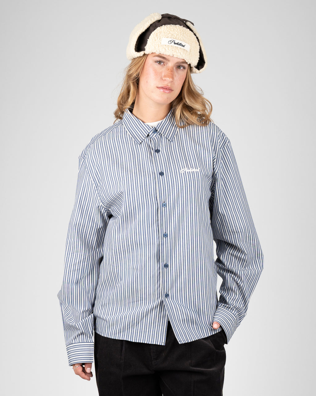 Prohibited: Rewind Dress Shirt - Corn Blue