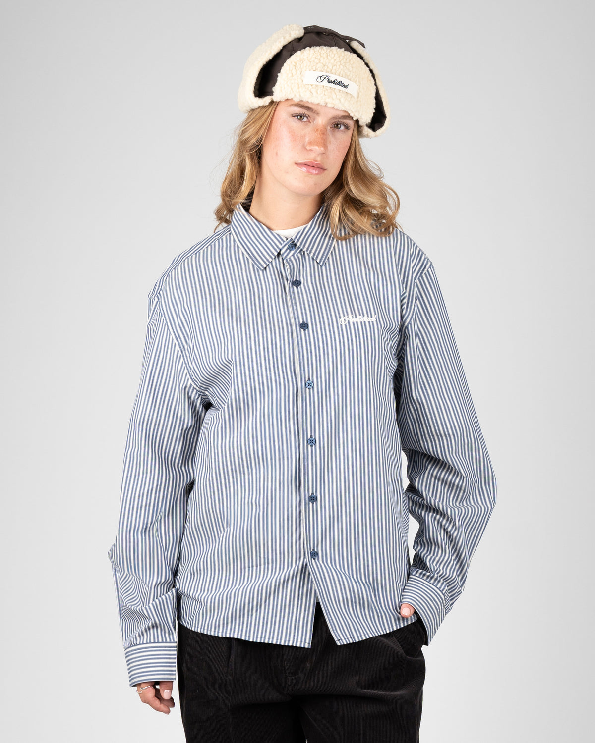 Prohibited: Rewind Dress Shirt - Corn Blue