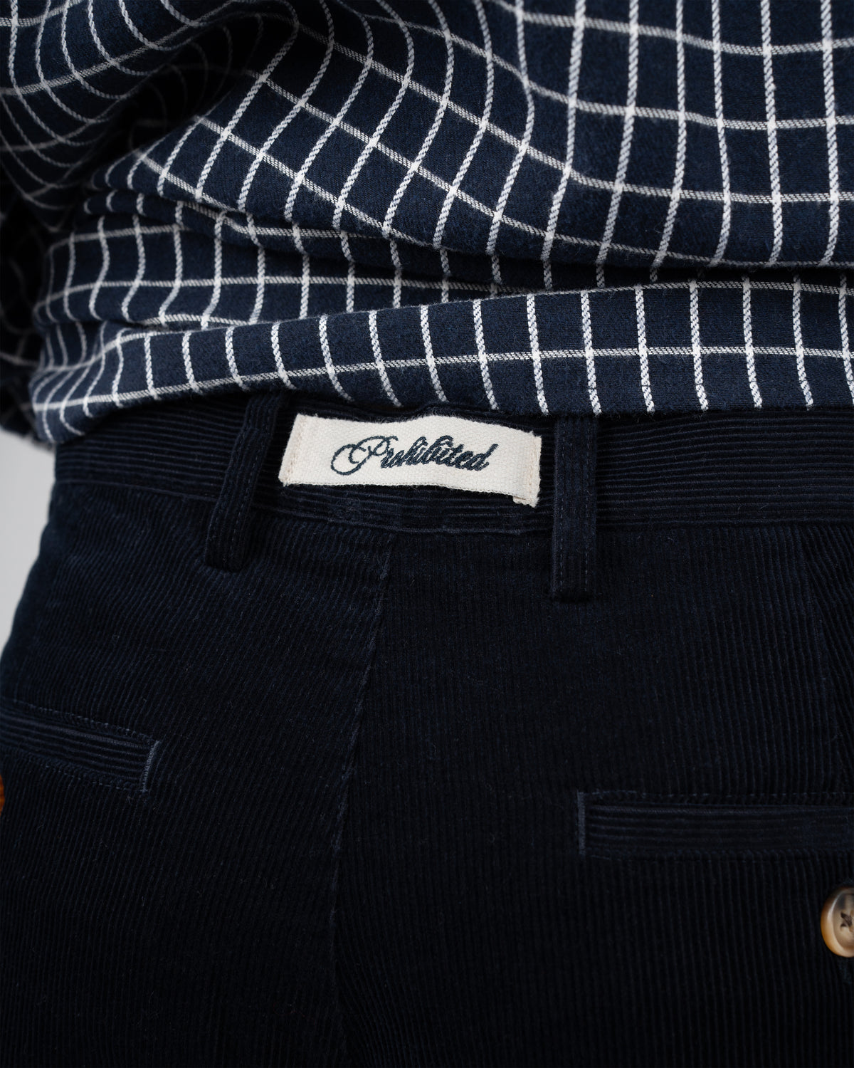 Prohibited: Heritage Corduroy Pants - Navy