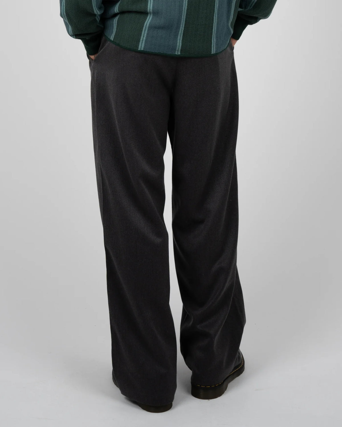 Prohibited: Heritage Pleated Pants - Dark Grey