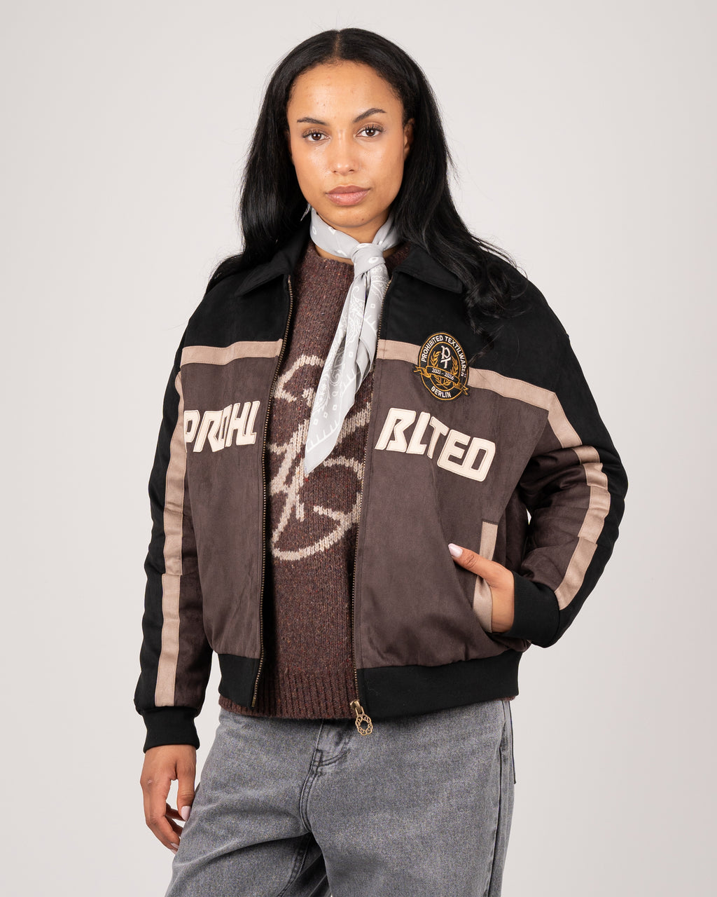 Prohibited: Old Era Suede Jacket - Brown