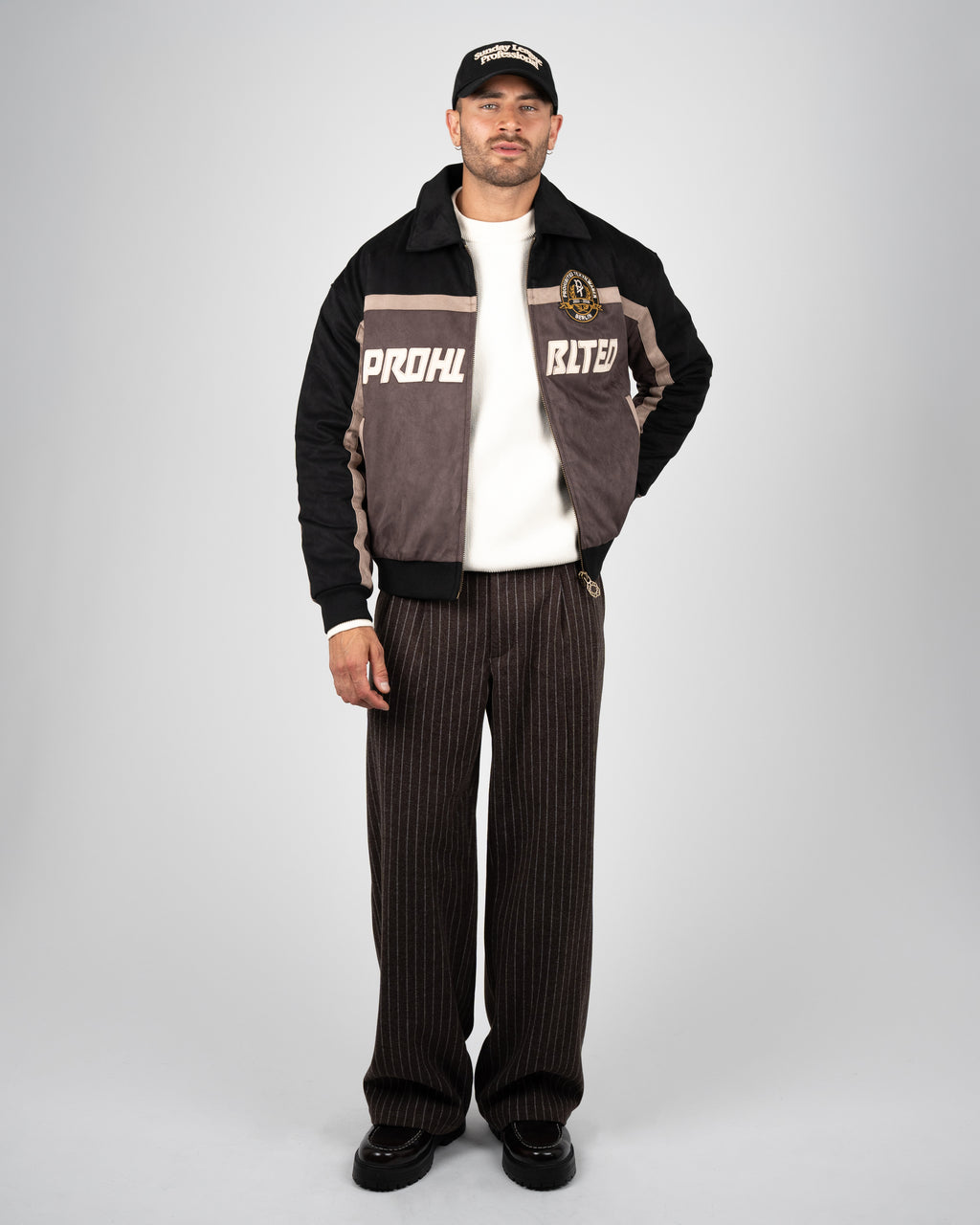 Prohibited: Old Era Suede Jacket - Brown