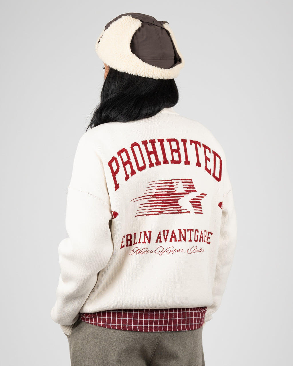 Prohibited: Avantgard Knit Sweater - Cream