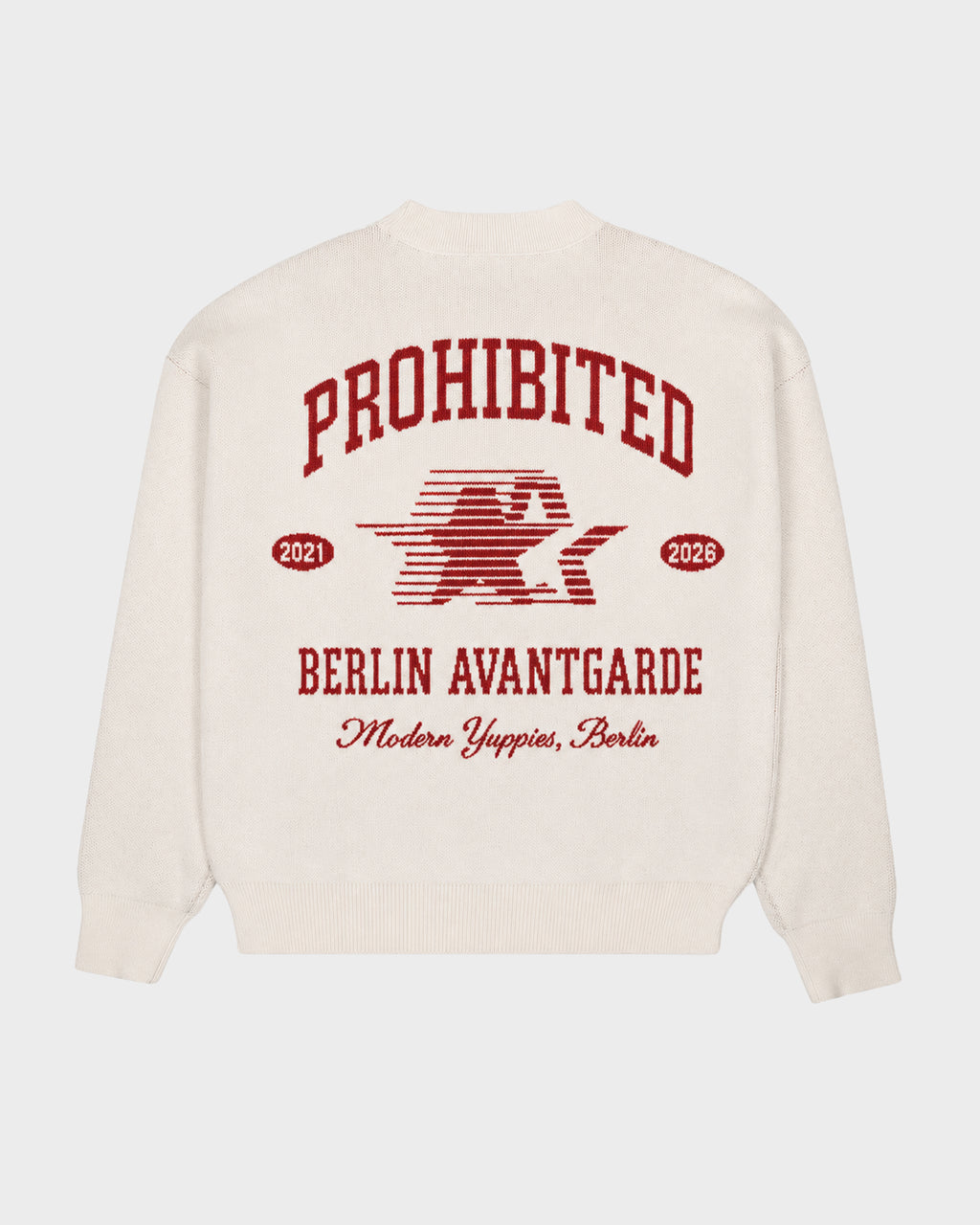 Prohibited: Avantgard Knit Sweater - Cream
