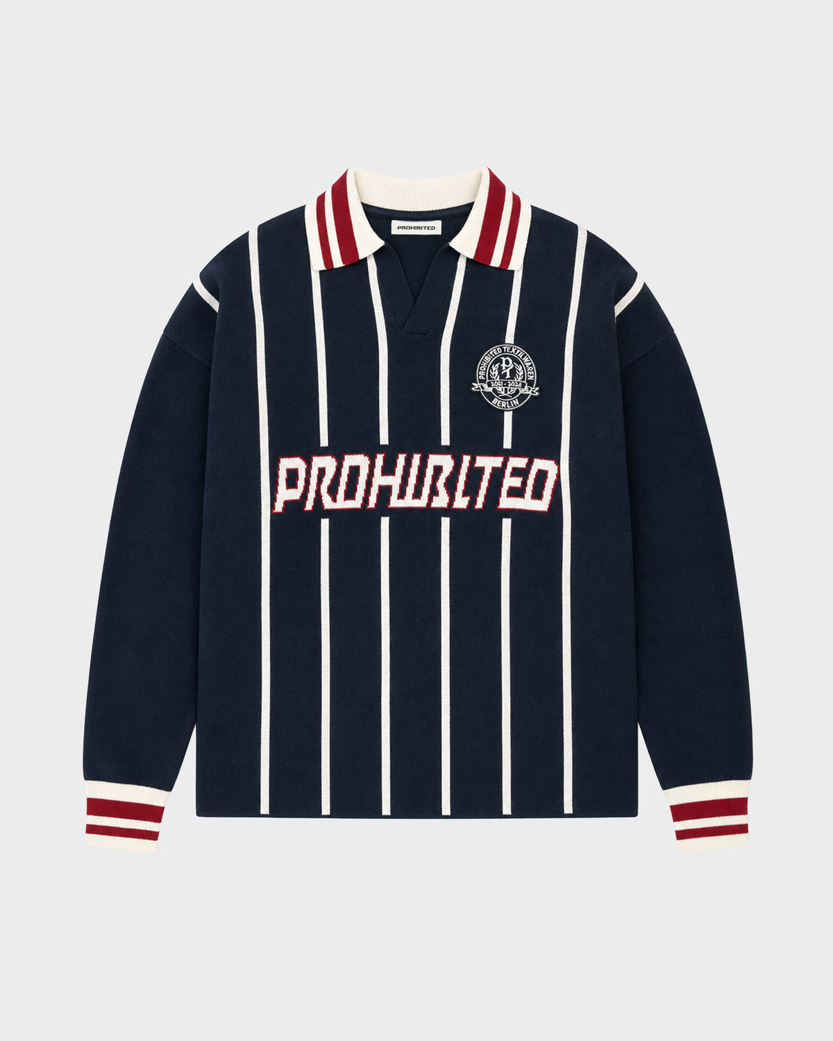 Prohibited: Field Numbers Knit Trikot - Navy