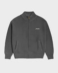 Prohibited: Campus Knit Jacket - Dark Grey